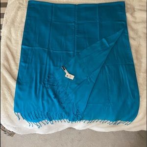 Bright Blue Talbots Scarf.